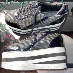 YRU platform rave shoes